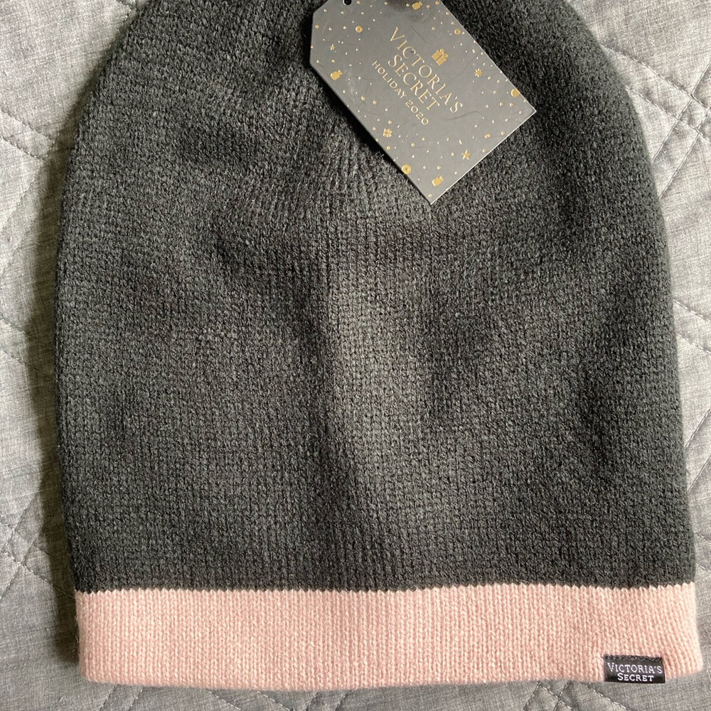 Victoria Secret Reversible Beanie - NWT